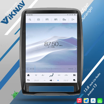 VIKNAV 13.8 inch Car Radio For Dodge Durango 2011-2013 Tape Recorder Android 13 ODM