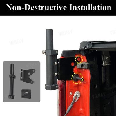 Viknav for Ford F150 2017-2020 2022 Pickup Truck Bed Flag Pole Holder Rack Aluminium Alloy