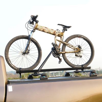 AluminumTruck Pickup Tonneau Cover Bike Bed Rack Mount Lockable Quick Release Universal