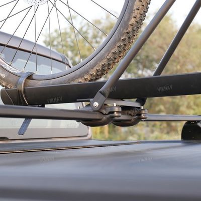 AluminumTruck Pickup Tonneau Cover Bike Bed Rack Mount Lockable Quick Release Universal