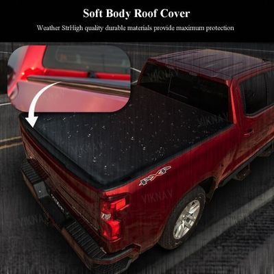 Viknav for Ford F150 24oz Heavy Duty Truck Bed Replacement Tonneau Cover LED DRL