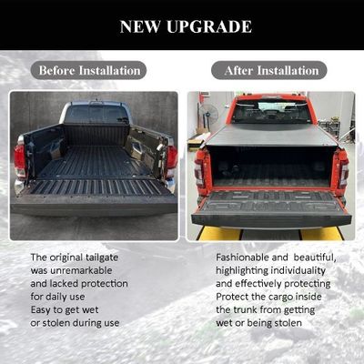 Viknav for Ford F150 24oz Heavy Duty Truck Bed Replacement Tonneau Cover LED DRL