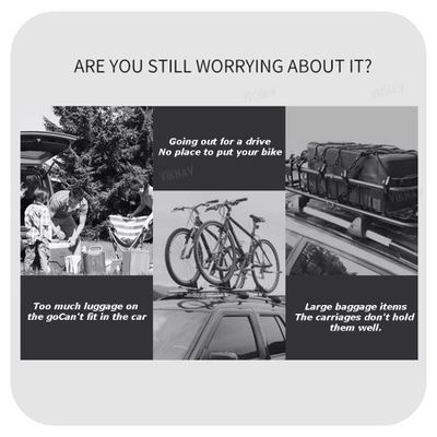 ODM Car Top Truck Bed Cargo Carrier Steel Basket Luggage Holder For PickUp Tonneau Cover