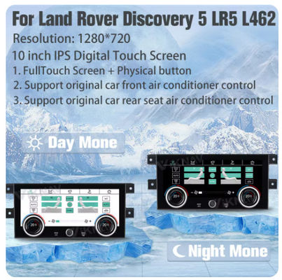 1.For Land Rover Discovery 5 LR5 L462 AC Panel touching screen 2017-2020 GPS Car air Conditioning Panel Climate Board..