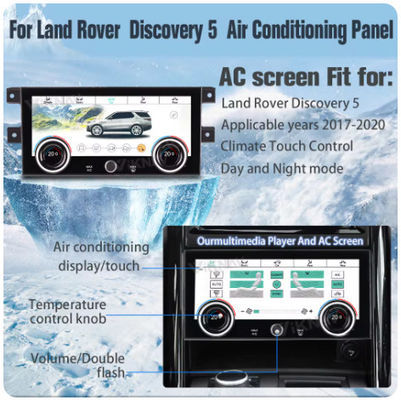 1.For Land Rover Discovery 5 LR5 L462 AC Panel touching screen 2017-2020 GPS Car air Conditioning Panel Climate Board..