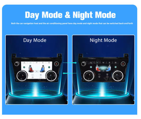 Android10 LCD Car air conditioner Climate Control Unit Panel For Jaguar XJ XJL 2009-2018