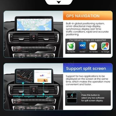 Viknav Car Waterproof Double Din Radio 12.3 Inch GPS System For BMW X5 X6 E70 E71 2011-2013
