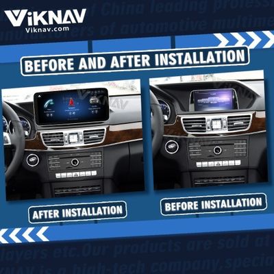 Viknav 12.3 Inch Android Car radio With Screen For Mercedes Benz E Class W212 2009-2015 GPS 2Din Player(NTG5.0)