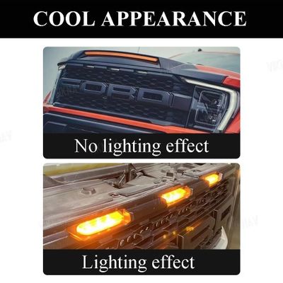 VIiknav for 22-23 Raptor Ford F150 grille lights LED grille decorative lights, daytime running light