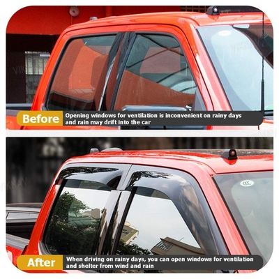 Viknav for Ford F150 2015-2023 Truck Window Deflector Rain Guards Compatible With Ford F150 Raptor