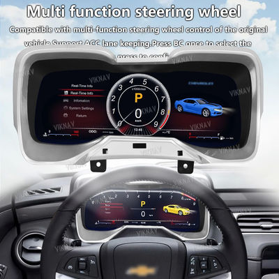 VIKNAV for Camaro (2012 2013 2014 2015) 12.3 inch Digital Dash Instrument Cluster Replacement Linux LCD Cluster