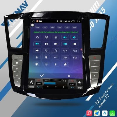 Viknav 12.1 Inch Car Multimedia Stereo Radio For Infiniti QX60 JX35 2012-19 Android DVD Player GPS Navigation Head Unit