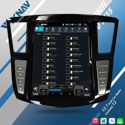 Viknav 12.1 Inch Car Multimedia Stereo Radio For Infiniti QX60 JX35 2012-19 Android DVD Player GPS Navigation Head Unit