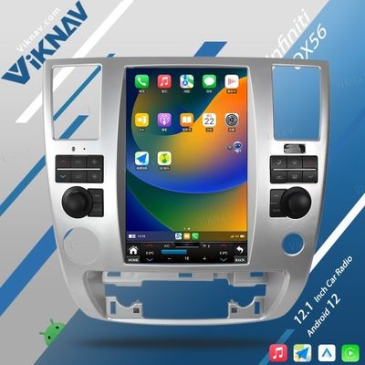 Viknav Car Radio For Infiniti QX56 2007-2010 Touch Screen 12.1 inch GPS Navigation Multimedia Player  Stereo Head UNIT