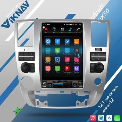 Viknav Car Radio For Infiniti QX56 2007-2010 Touch Screen 12.1 inch GPS Navigation Multimedia Player  Stereo Head UNIT