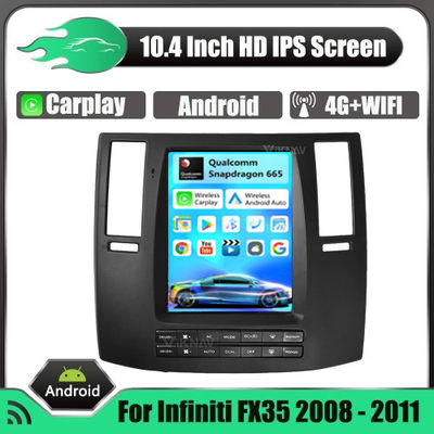 10.4 inch Car Stereo Autoradio GPS Navigation For Infiniti FX35 2008-2011 Multimedia Video Radio Player HD Screen