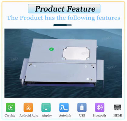 Viknav Linux System Decoder Box Apple Android Wireless Auto CarPlay For Toyota Tundra 2014-2017