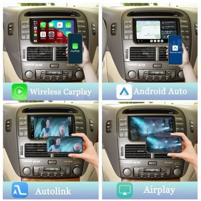 Viknav Linux System For Lexus LS 2005 -2008 Wireless Apple CarPlay Android Auto Only Support Original Car Screen