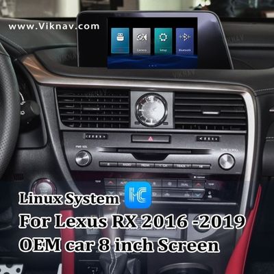 Viknav Fit For Original Car 8 Inch Screen Linux System For Lexus RX 2016 2017 2018 2019 Wireless Apple CarPlay