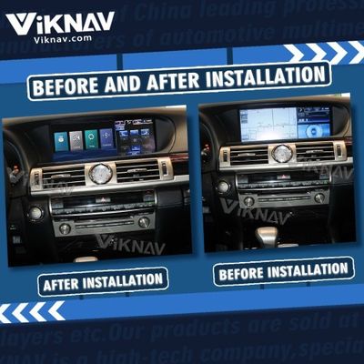 Viknav Fit For Original Car 12.3Inch Screen Linux System For Lexus LS 2013 2014 2015 Wireless Apple CarPlay Android Auto