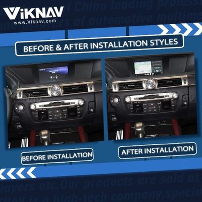Viknav Linux System For Lexus GS 2012 -2020 Wireless Apple CarPlay Android Auto only support original car 8.8 inch Scree