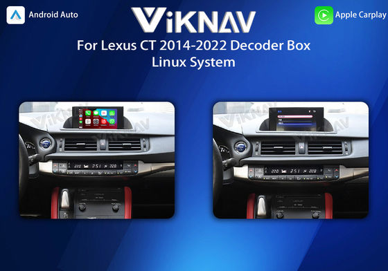 Viknav Linux System For Lexus CT 2014-2022 Wireless Apple CarPlay Android Auto Only Support Original Car OEM Screen