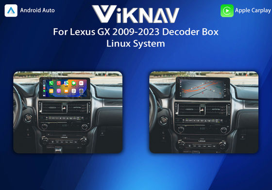 Viknav Linux System For Lexus GX 2009-2023 Wireless Apple CarPlay Android Auto Only Support Original Car OEM Screen