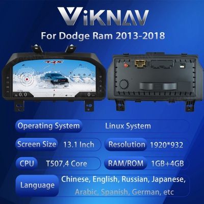 Viknav Digital Cluster Car SpeedoMeter For Dodge Ram 1500 2500 3500 2013-2018