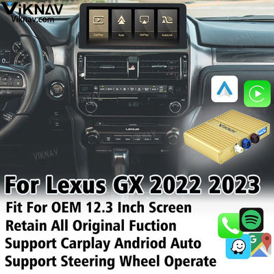 Viknav Linux Car Multimedia Interface Box For Lexus GX 2022 2023 Apple CarPlay