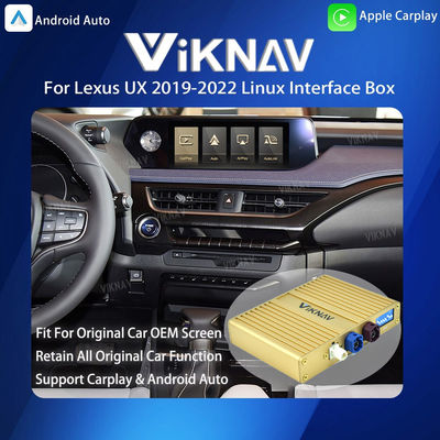 Viknav Linux System For Lexus UX 2019-2022 Wireless Apple CarPlay Android Auto Only Support Original Car OEM Screen