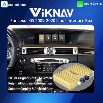 Viknav Linux System For Lexus GS 2009-2020 Wireless Apple CarPlay Android Auto Only Support Original Car OEM Screen