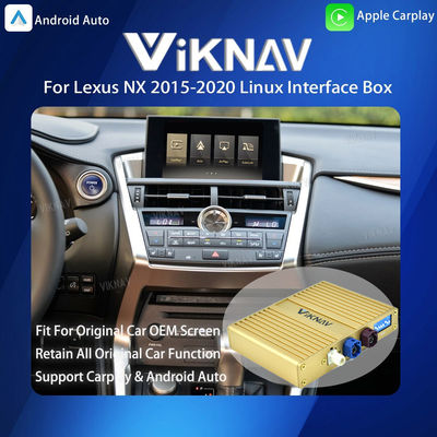 Viknav Linux System For Lexus NX 2015-2020 Wireless Apple CarPlay Android Auto Only Support Original Car OEM Screen