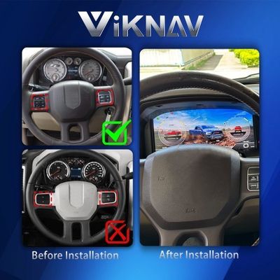 VIKNAV Digital Cluster Car Speed Meter For Dodge Ram 1500 2500 3500 2008-2012