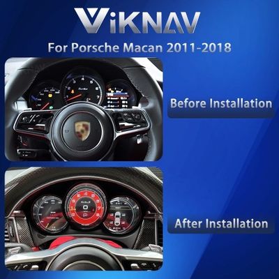 VIKNAV Digital Cluster Car Speedometer For Porsche Macan 2011-2018