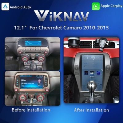 VIKNAV 12.1" Car Radio For Chevrolet Camaro 2010-2015  Wireless Carplay Android auto