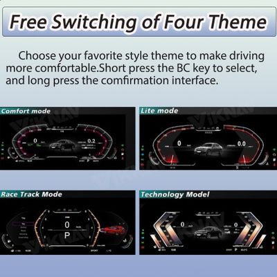 VIKNAV 12.3 ” Digital Instrument Cluster For BMW X3/X4/X5/X6 2010-2019