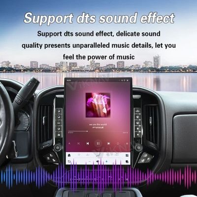 VIKNAV 15.6'' Car Radio For Chevrolet Silverado / GMC SIERRA 2014-2018 （Black）