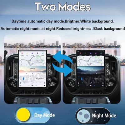 VIKNAV 15.6'' Car Radio For Chevrolet Silverado / GMC SIERRA 2014-2018 （Black）