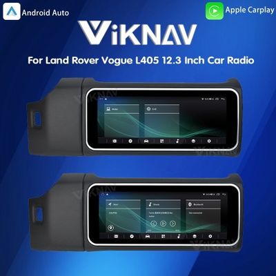 Viknav 12.3 Inch Touch Screen Car Radio For Land Rover Range Rover Vogue L405 2013-2017 Multimedia Player GPS Navigation Head Unit (Black)