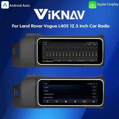 Viknav 12.3 Inch Touch Screen Car Radio For Land Rover Range Rover Vogue L405 2013-2017 Multimedia Player GPS Navigation Head Unit (Black)