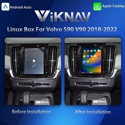 ViKNAV Linux Interface Box for  S90 V90 2018-2022 with Wireless CarPlay