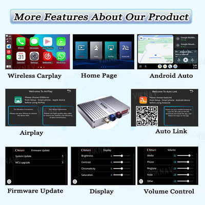 Viknav Linux System for Lexus ES 2015-2022 with Wireless CarPlay Android Auto