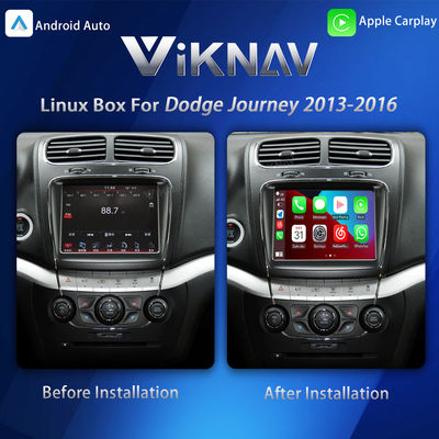 Viknav Linux System Interface Box For Dodge Journey 2013-2016 Wireless Apple CarPlay Android Auto Stereo Only Support Original Car Screen