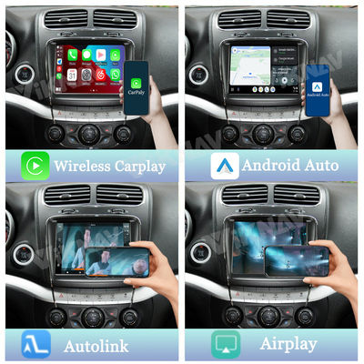 Viknav Linux System Interface Box For Dodge Journey 2013-2016 Wireless Apple CarPlay Android Auto Stereo Only Support Original Car Screen