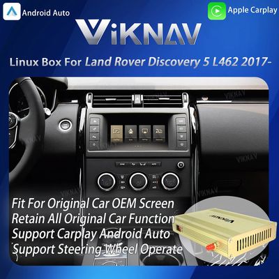 Viknav Linux Interface Box untuk Land Rover Discovery 5 L462 2017 Wireless CarPlay