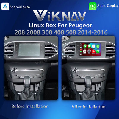 Viknav Linux Interface Box for Peugeot 208 2008 308 408 508 2014-2016