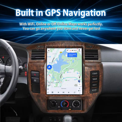 Aftermarket Touchscreen Y61 Nissan Patrol Head Unit 2004-2019 GPS For Car