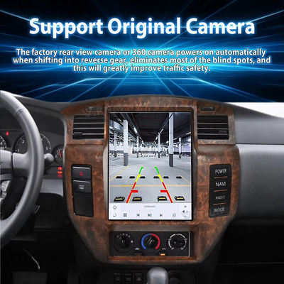 Aftermarket Touchscreen Y61 Nissan Patrol Head Unit 2004-2019 GPS For Car