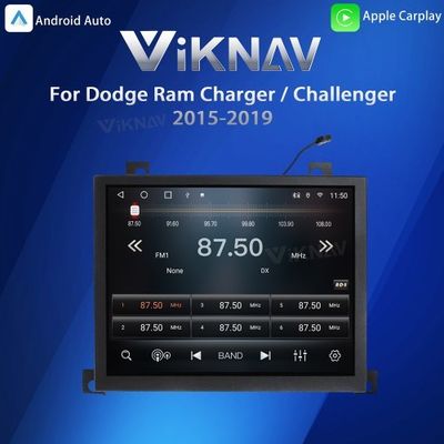Viknav Car Radio Stereo For Dodge Ram Charger/Challenger 2015-2019 Multimedia Video Player GPS Navigation BT Carplay Head Unit(128GB)