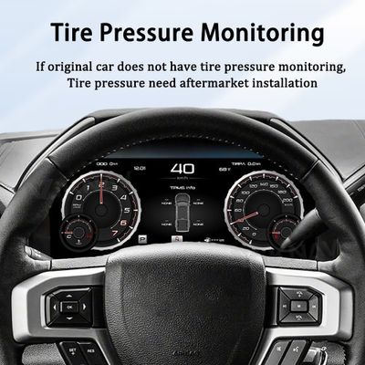 Viknav 13.1inch For Ford F150 2015-2022 LCD Digital Cluster Dashboard Panel Speedometer Screen Virtual Instrument Cluster Virtual Cockpit